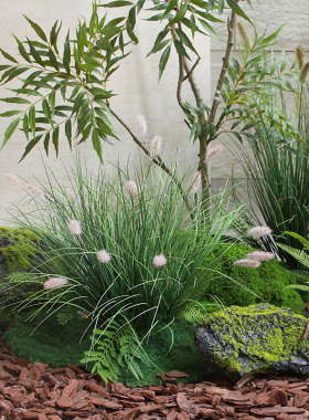 西西里仿生植物角落装饰隔断围挡