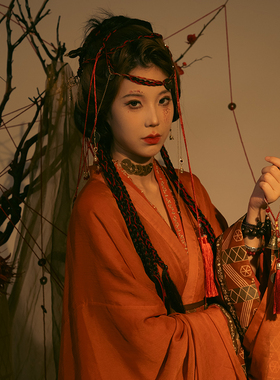 铜钱系列原创设计发簪古风额饰束发男女抹额葫芦汉服流苏发饰头饰