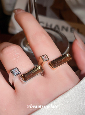 冬去春来章若楠庄庄你是我迟来的欢喜蜜语纪许蜜语朱珠同款戒指环