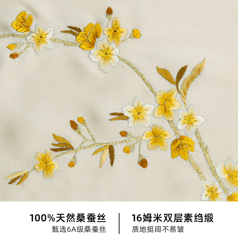 上海故事丝巾春秋妈妈苏绣旗袍礼盒 上海故事旗舰围巾/丝巾/披肩