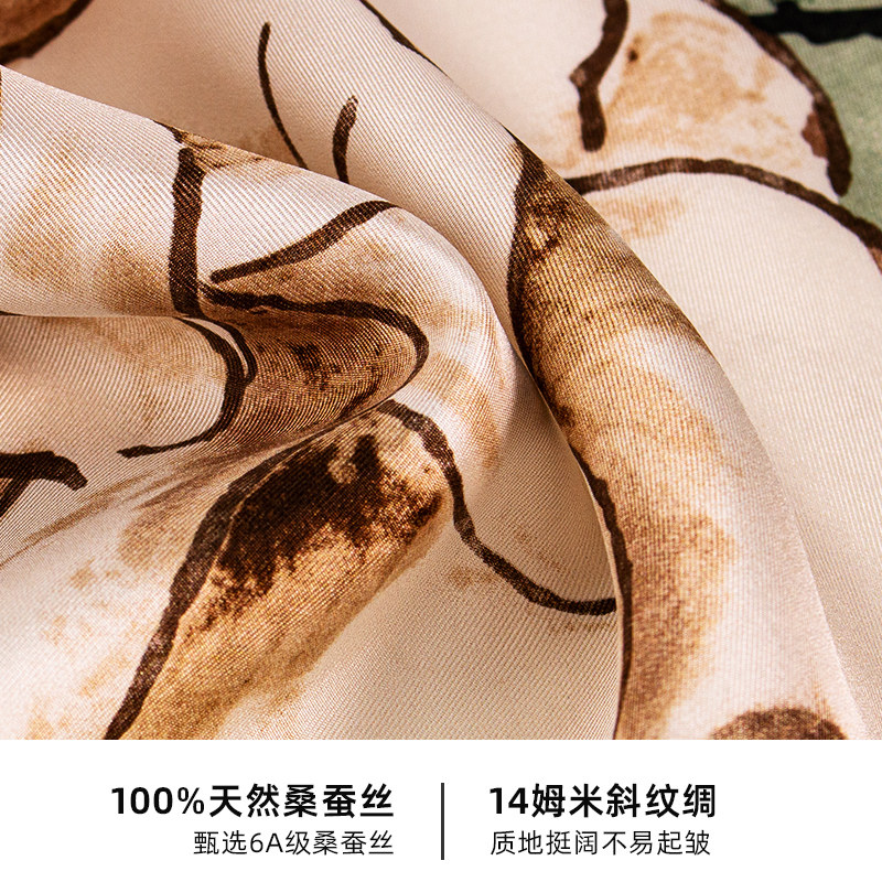 上海故事新款桑蚕丝送妈妈礼盒丝巾 上海故事旗舰围巾/丝巾/披肩