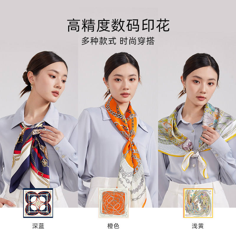 上海故事桑蚕丝送妈妈款礼物女丝巾 上海故事旗舰围巾/丝巾/披肩