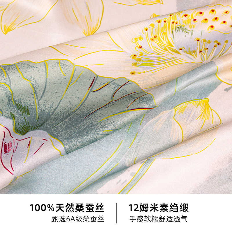 上海故事桑蚕丝送妈妈款礼物女丝巾 上海故事旗舰围巾/丝巾/披肩