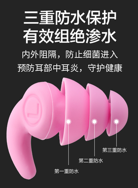 防水耳贴成人耳套防进水耳塞神器