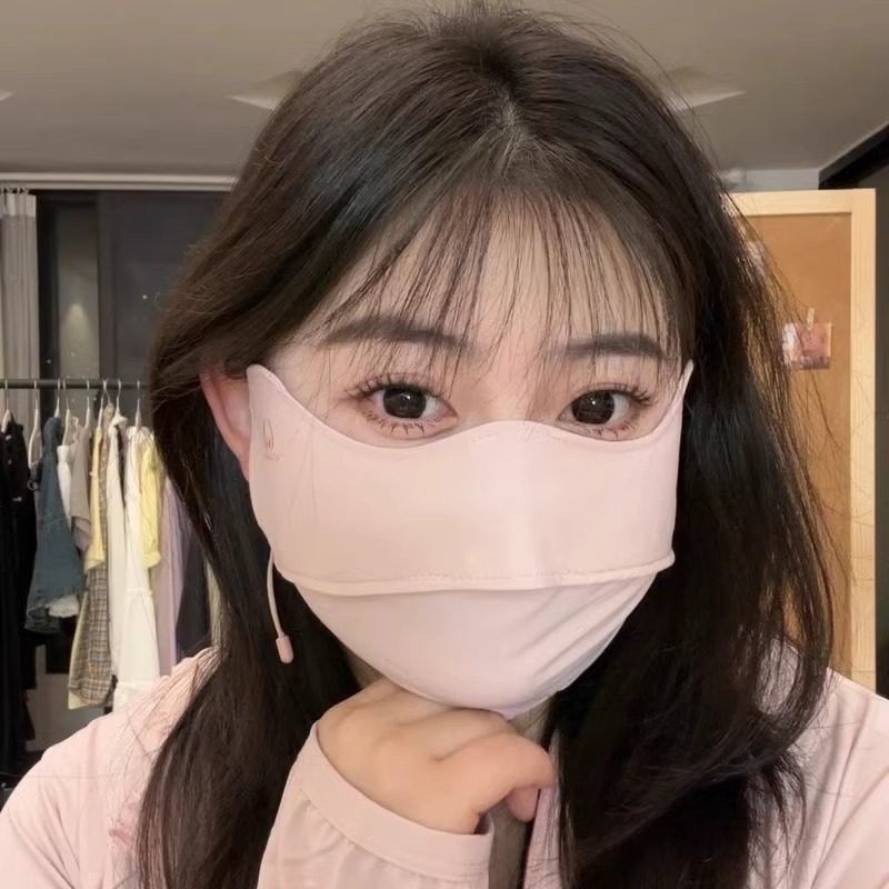 2025年新款加大版薄款口罩女冰感透气防紫外线春夏3D立体防晒面罩,淘宝优惠券,粉丝福利购,淘宝优惠卷
