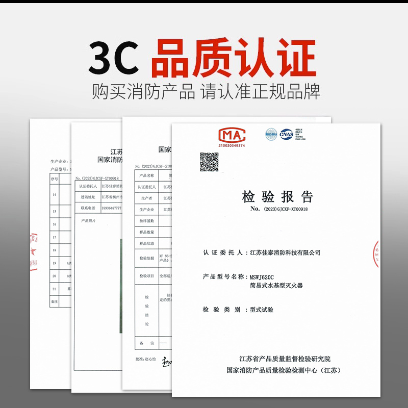 车载水基灭火器车用家用便携小型私家车21b汽车车内年检消防器材 - 图1