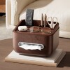 Medieval style light luxury multifunctional desktop storage box