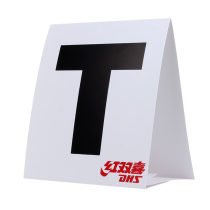 Red Double Joy Referee Tool Ping Pong Match With Pause Card Paper Pause plate T Pause Plate RF001