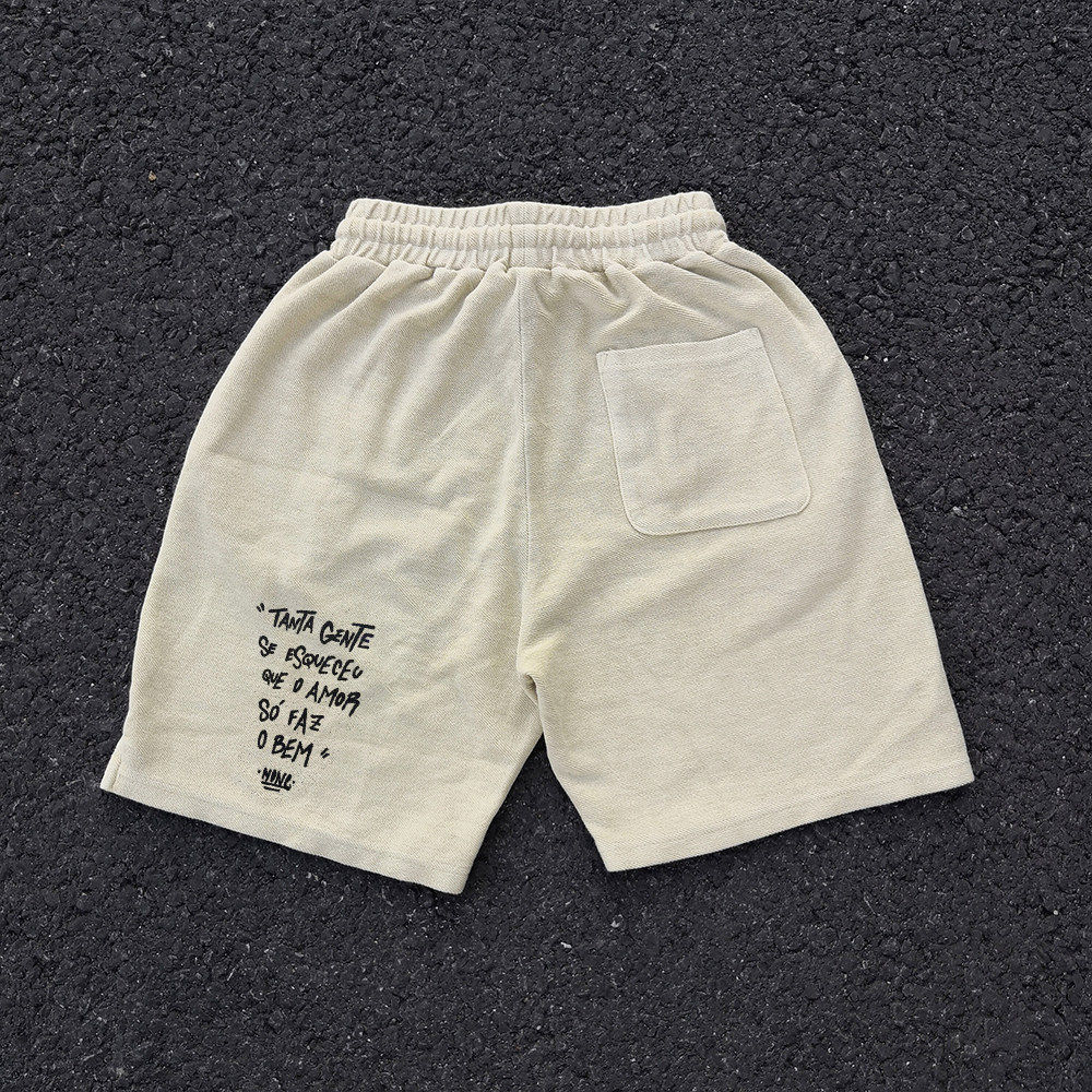 450克做旧抓毛 复古vibe小众oversize高街休闲阔腿短裤五分裤中裤,淘宝优惠券,粉丝福利购,淘宝优惠卷