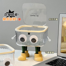 Cute Desktop Trash Can Mini Cartoon Student Dormitory Desk table Bedroom beds Small number of garbage collection boxes