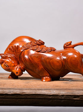 黑檀实木雕刻运势如虹风水黄花梨