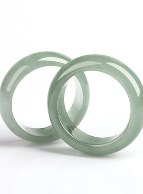 天然翡翠油青戒指男女款对戒饰品