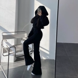 Съемная куртка с молнией с капюшоном, европейский стиль, свободный крой