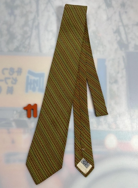 vintage印花丝宫廷碎花领带