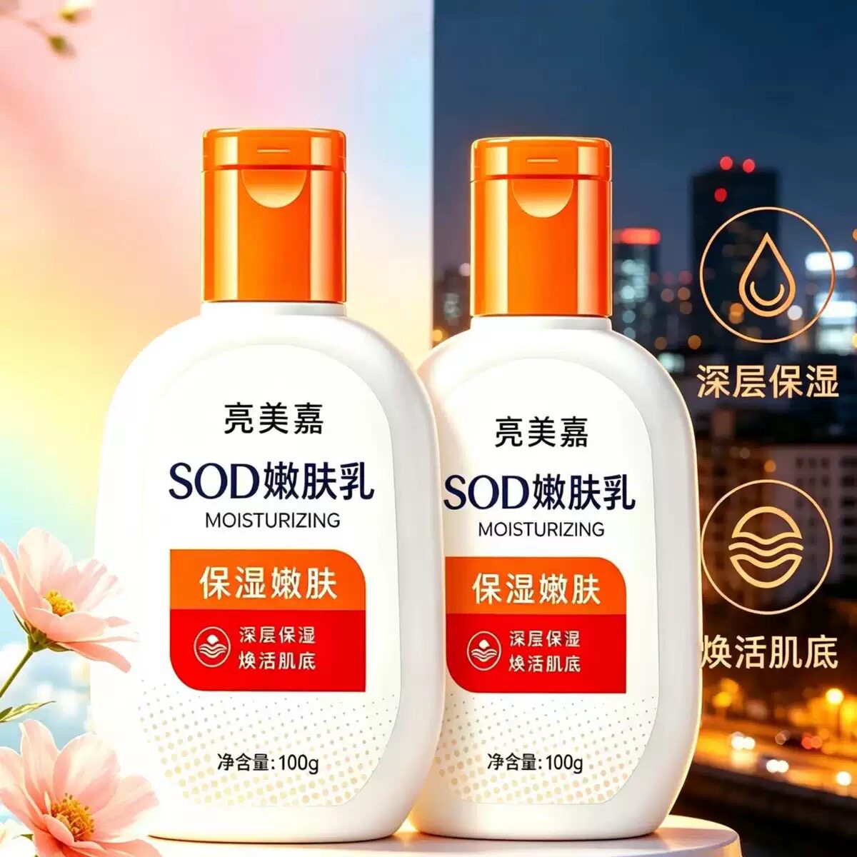 sod蜜女男士日晚霜护手霜面霜正品补水保湿大瓶滋润面霜身体乳液