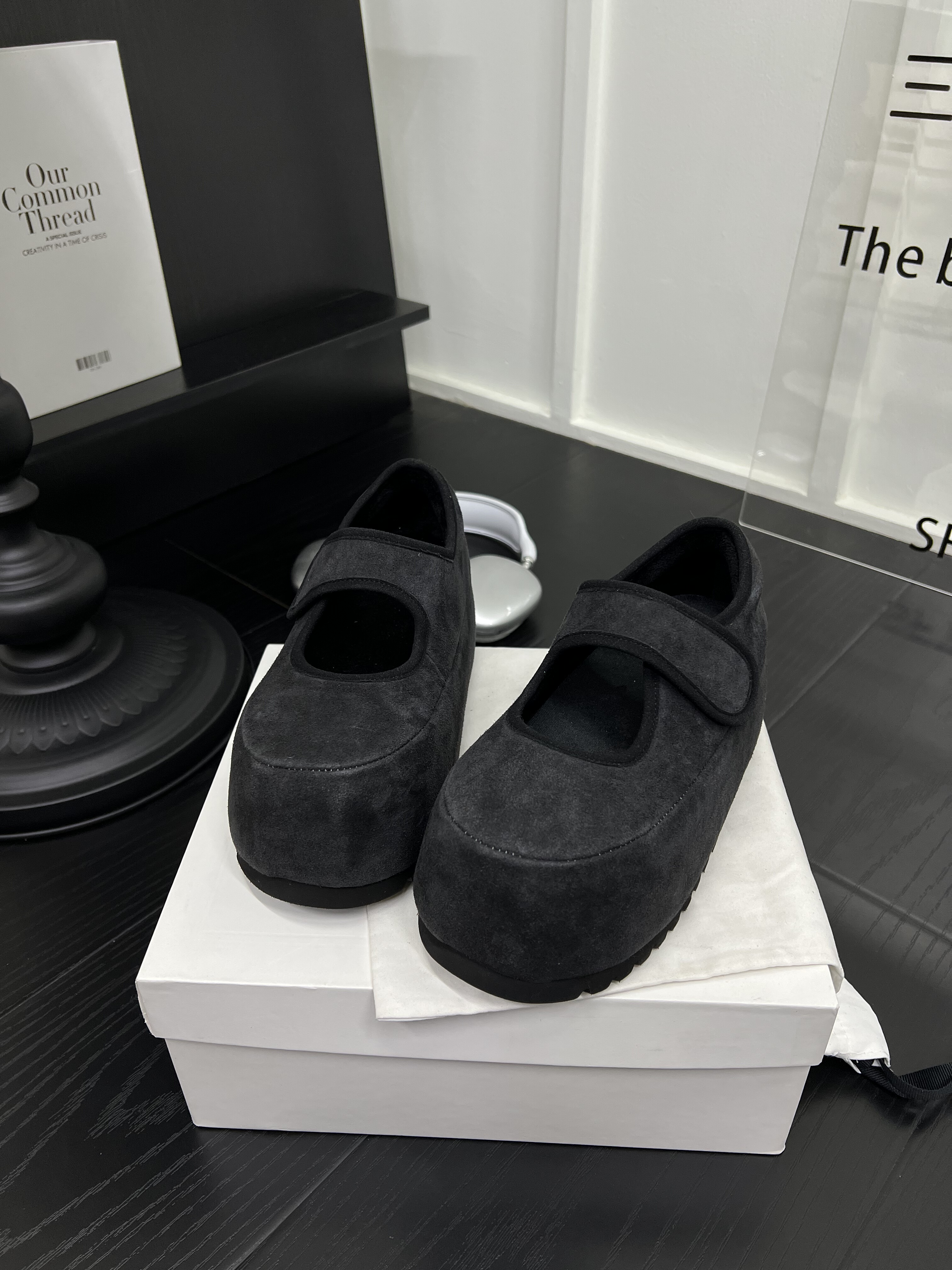 卡皮吧啦磨砂皮大头魔术贴厚底休闲鞋女2025新款加绒懒人玛丽珍鞋,淘宝优惠券,粉丝福利购,淘宝优惠卷