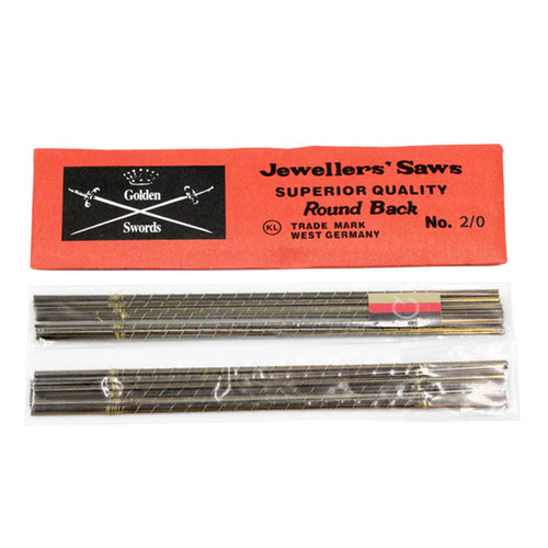 德国进口双剑锯条金属首饰切割拉花线锯条超细齿钢丝锯弓手工卓条 - 图3