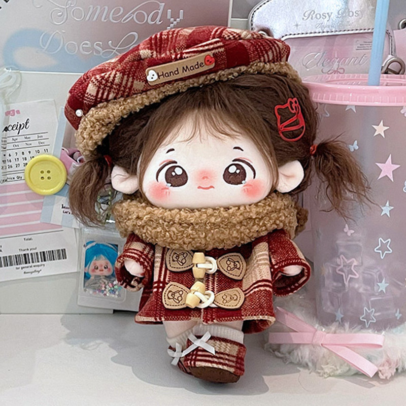 是胡萝卜呀红茶熊熊20cm棉花娃娃衣服正版无属性女款玩偶新年娃衣,淘宝优惠券,粉丝福利购,淘宝优惠卷