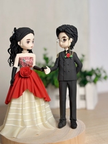 Spot clay People occasionally customize photo frame lovers best friends family foe wedding live-action turn Q men and women gifts