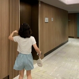 Летние штаны, приталенные шорты, свободный крой, А-силуэт