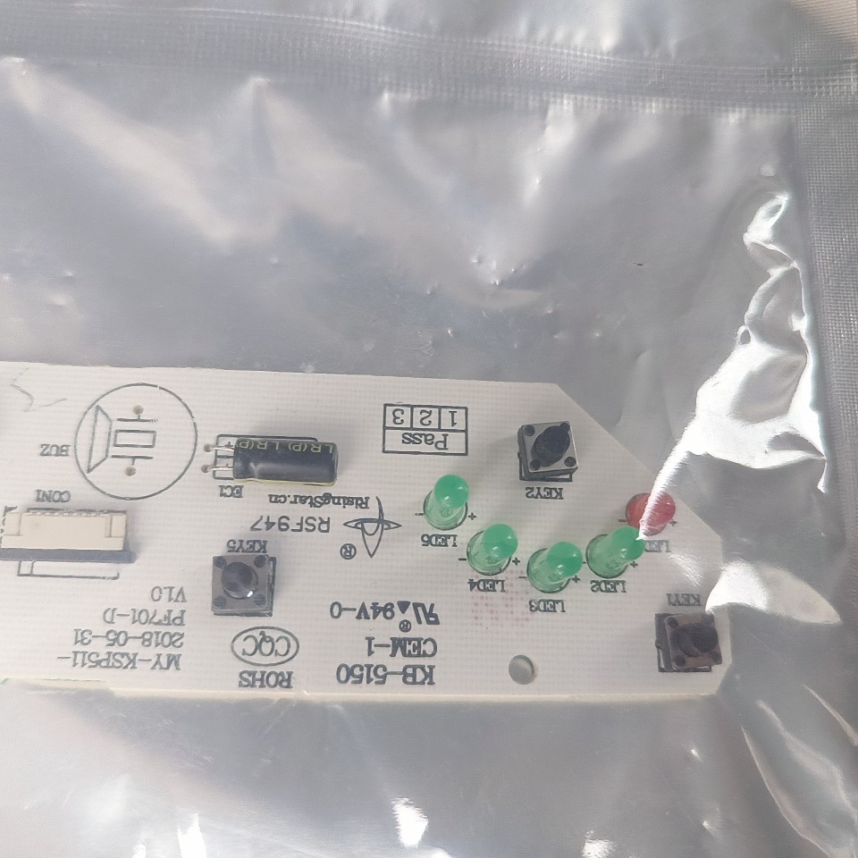 美的电热水瓶pf701-50t/pf702-50t显示板灯控制板电路板配件原装