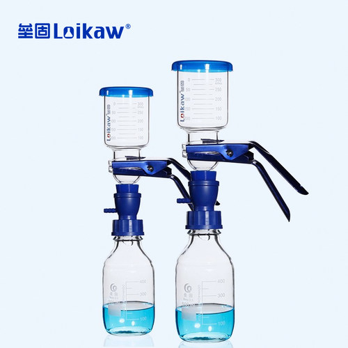 GL45 螺口 溶剂过滤器 砂芯过滤装置 配蓝盖瓶 螺口转换接头 - 图1