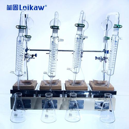 氨氮蒸馏装置 凯氏氨氮蒸馏实验室蒸馏器蛇形蒸馏套装500ml1000ml - 图2