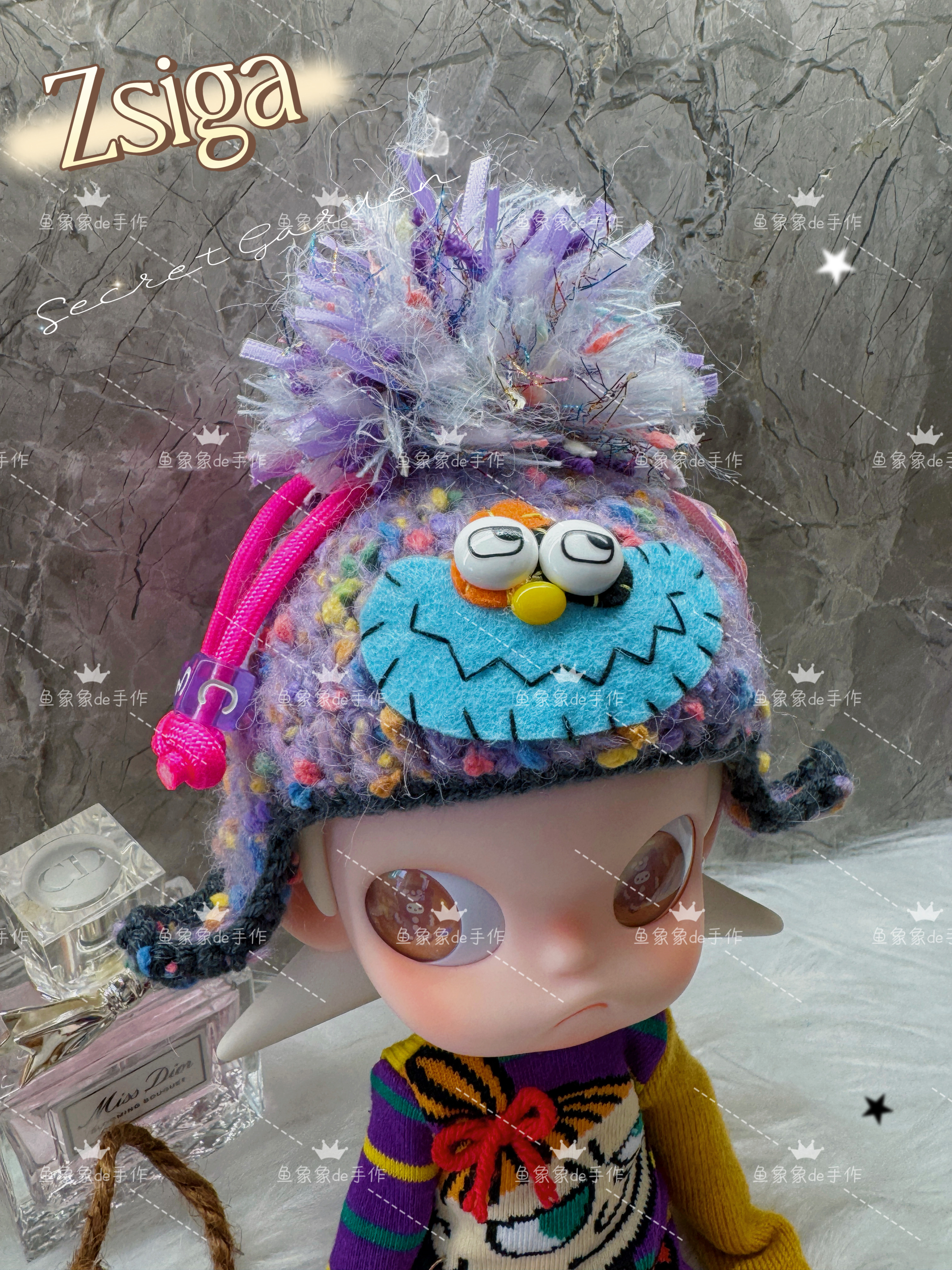 超萌Zsiga嘎子姐八分可动人偶bjd娃衣穿搭配饰卡通表情大球球帽子,淘宝优惠券,粉丝福利购,淘宝优惠卷