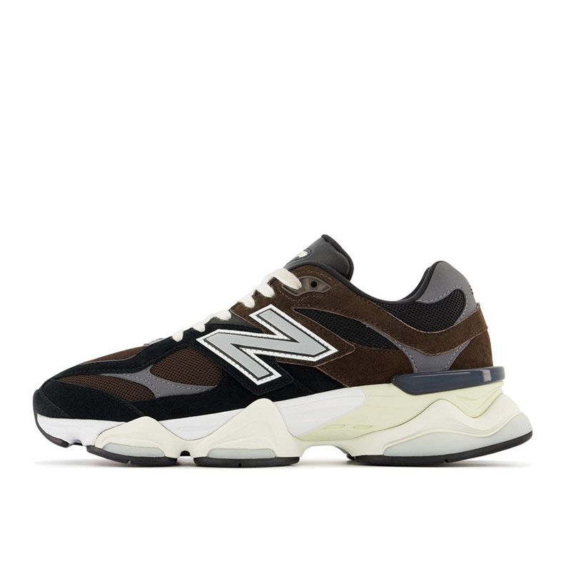 New Balance NB9060 咖啡色潮流复古运动休闲男鞋老爹鞋 U9060BLK - 图3