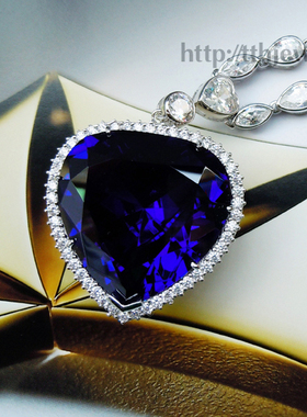 海洋之心520情人节表白礼品项链