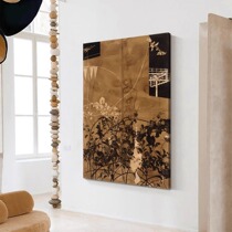 LGG hand-painted oil painting mirage in the sea Silent Wind Retro Art Living Room Decoration Painting Modern Abstract Hung Painting