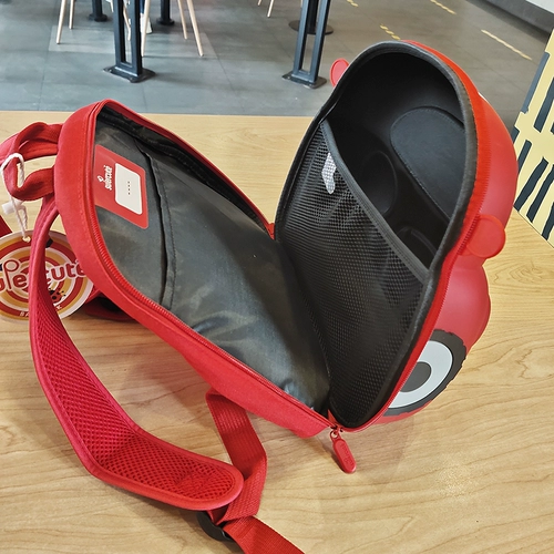 Милый красный мультяшный синий рюкзак для детского сада, 1-4 лет