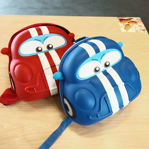 Милый красный мультяшный синий рюкзак для детского сада, 1-4 лет
