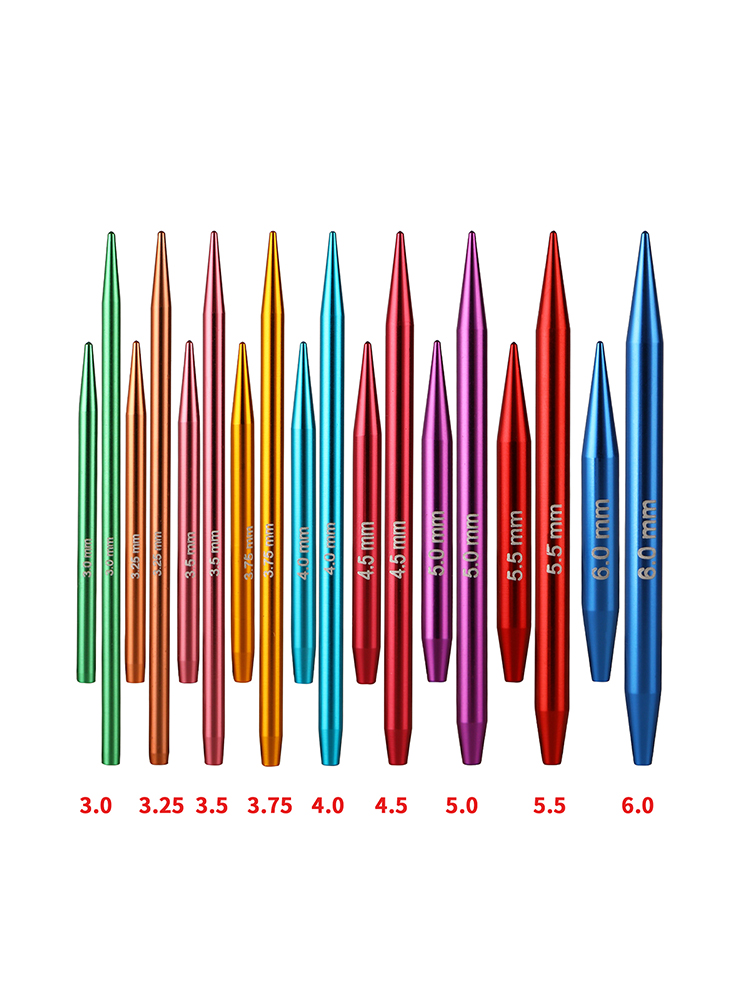 旋转可拆卸环形针袖口袖子针迷你针袜子针领口针手工毛衣针绳配件 - 图3