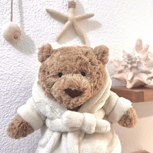 英国jellycat巴塞罗熊公仔笨笨熊毛绒安抚玩偶熊猫猪阿奇博尔德象 - 图2