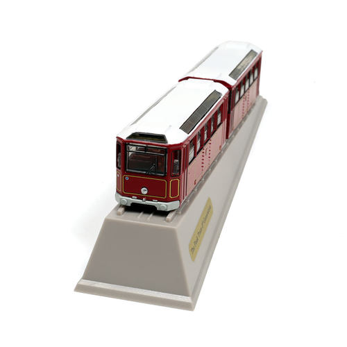 微影山顶缆车 四代 五代(连斜台)The Peak Tram 香港TINY合金车模 - 图3