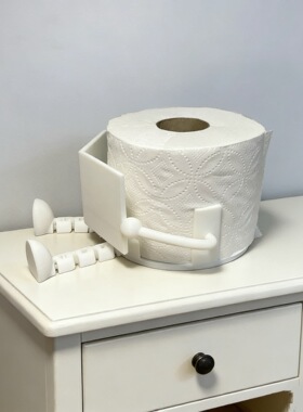 跨境卫生纸架3D打印阅读伙伴卷纸