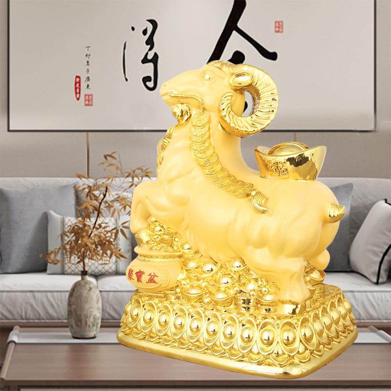 三羊开泰摆件生肖羊办公桌书房装饰品送领导朋友同事开业晋升礼物