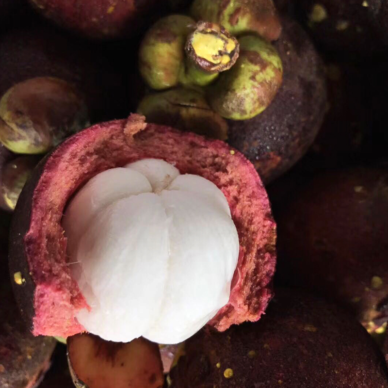 奇珍异果泰国进口红叶沙皮山竹3A4A5A6A热带新鲜水果大果麻花竹油竹7.5斤0