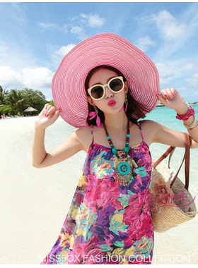 长款复古流苏松石项链云南民族风