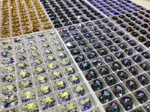 新款施家水晶6228桃心6色混装一包任何肤质正常规格世奇水晶饰品 - 图0