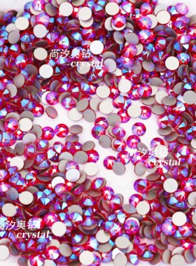 施家2088平底227shim浅红闪烁