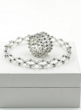 伸缩日韩风魔法手环戒指抖音同款