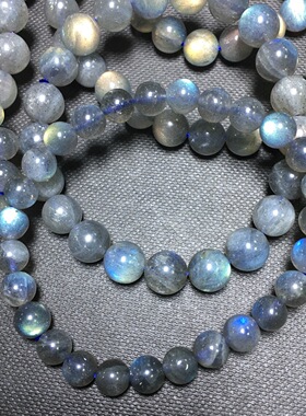 水晶未镶嵌自然天灰拉长石手