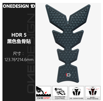 ONEDESIGN 1D HP4 S1000R S1000RR 改装 油箱贴 防滑贴 油箱盖贴 - 图2