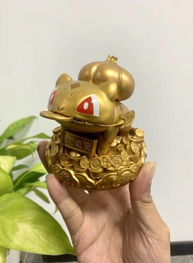 宠物小精灵GK招财进宝 妙蛙种子茶宠 金蟾蜍摆件车载蒜头王八手办