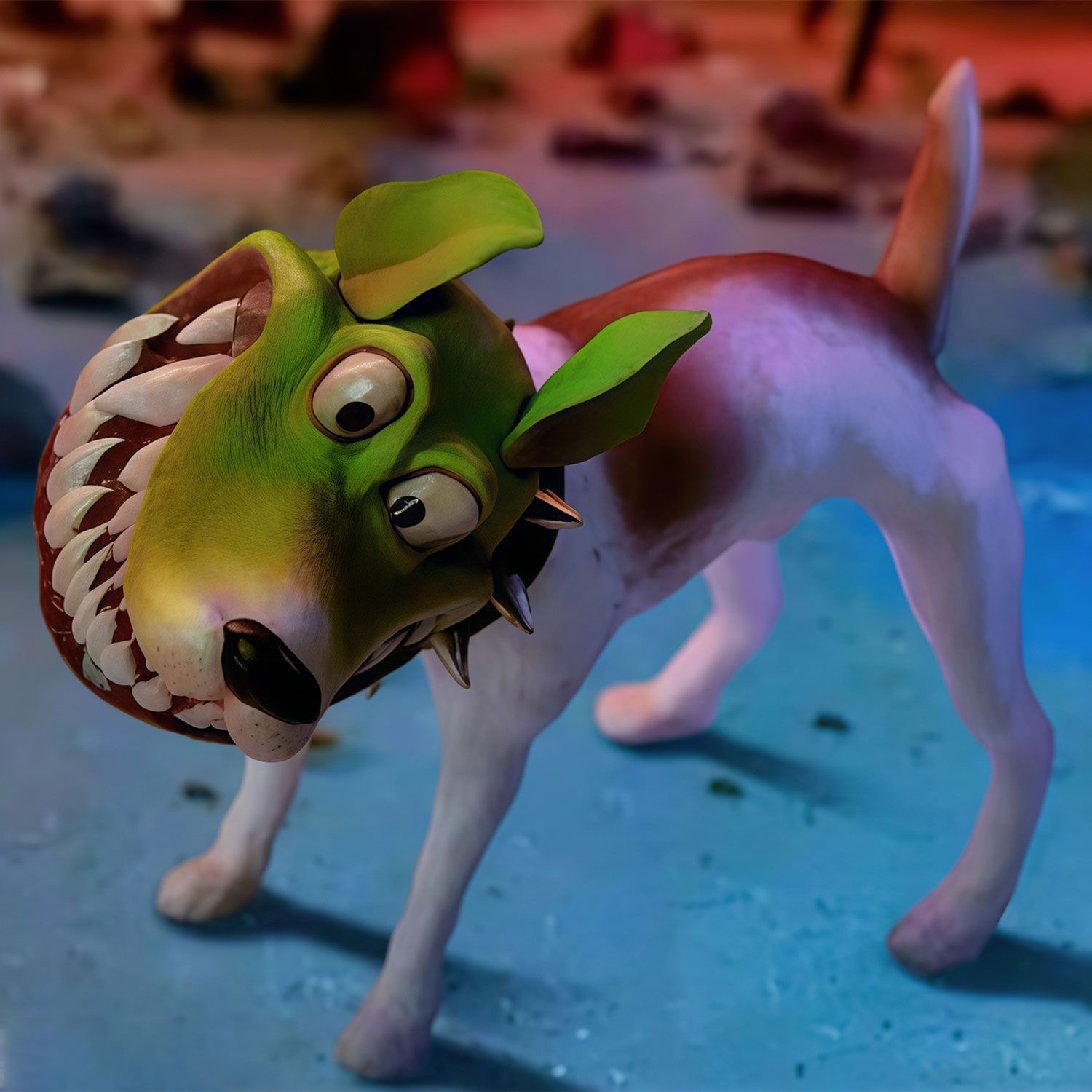 电影周边模玩礼物搞怪创意玩具手办变相怪杰狗桌搭二次元模型公仔 - 图0