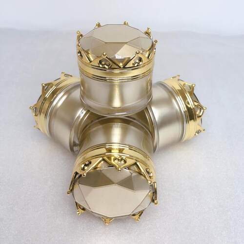 51015g高档分装瓶化妆品小样板护肤品日晚纹绣膏霜塑料包装中药瓶 - 图0