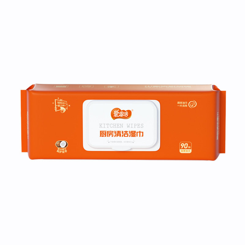 爱恩倍厨房湿巾纸大包一次性纸巾强力去污油家用擦油烟机清洁去油,淘宝优惠券,粉丝福利购,淘宝优惠卷