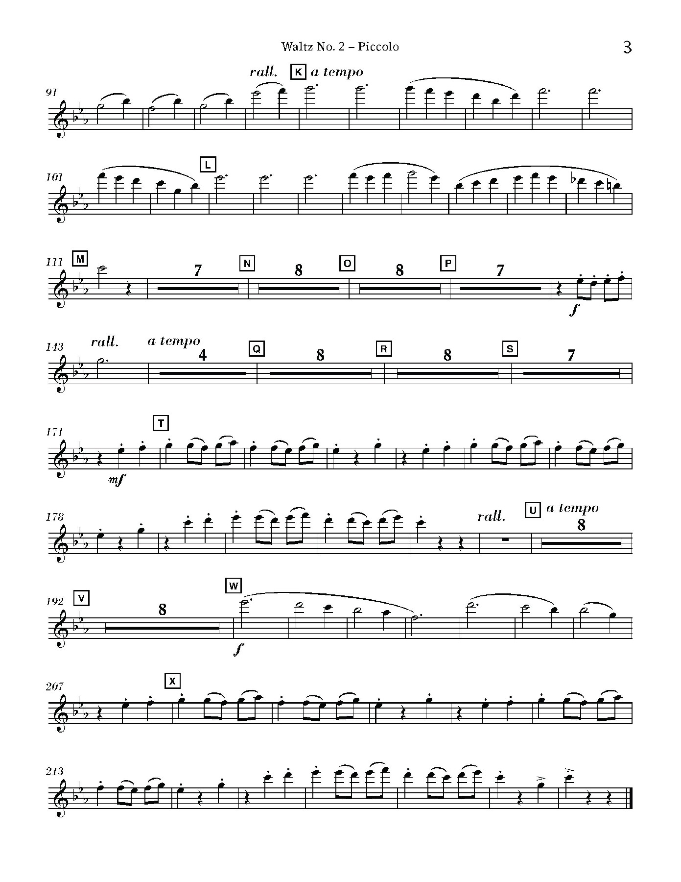 特价GY2517(2.5级)肖斯塔科维奇第二圆舞曲Waltz No.2管乐团总分 - 图3
